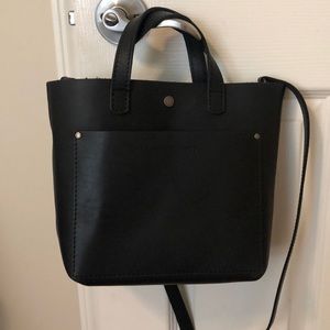 Portland Leather Goods, Mini Crossbody Tote Bag.